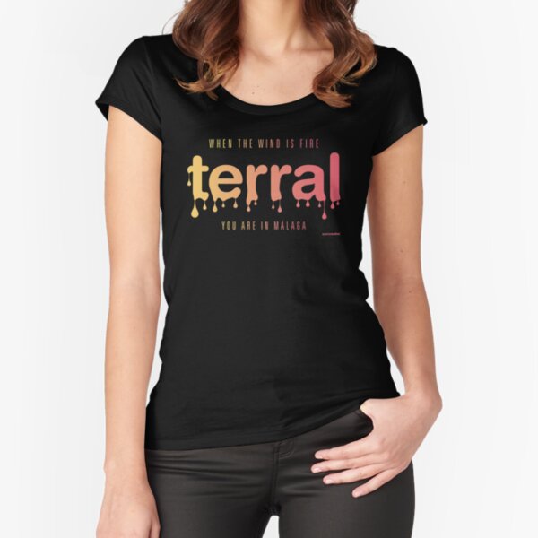 MALAGA TERRAL Camiseta entallada de cuello ancho