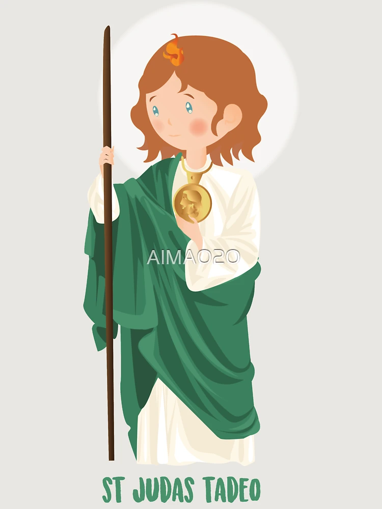 Thumbnail 6 von 6, Premium Oversized Pullover, St Judas Tadeo designt und verkauft von AlMAO2O.