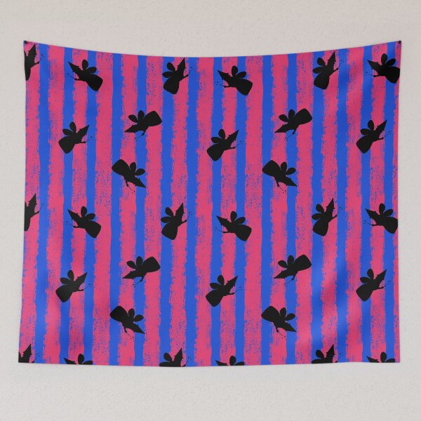 Item preview, pink no blue fairy bounding stipes 2 designed and sold by B0red.