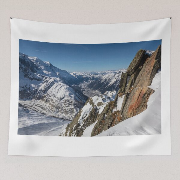Item preview, Chamonix from the flank of Aiguille Verte designed and sold by Chris Warham.