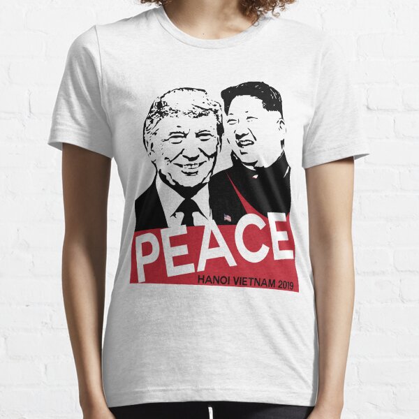 PEACE Summit 2019 President Trump Kim Jong un Essential T-Shirt