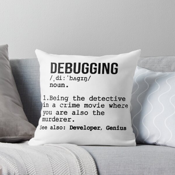 Item preview, Debugging Definition T-shirt Programmers' Coding Gift Tee  designed and sold by eulonix.