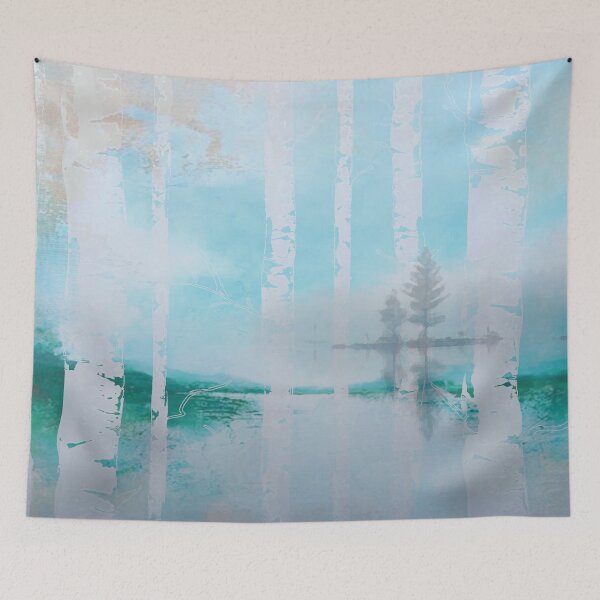 Aperçu de l'œuvre Birch Lake Résumé créée et vendue par lakegirldesignco.
