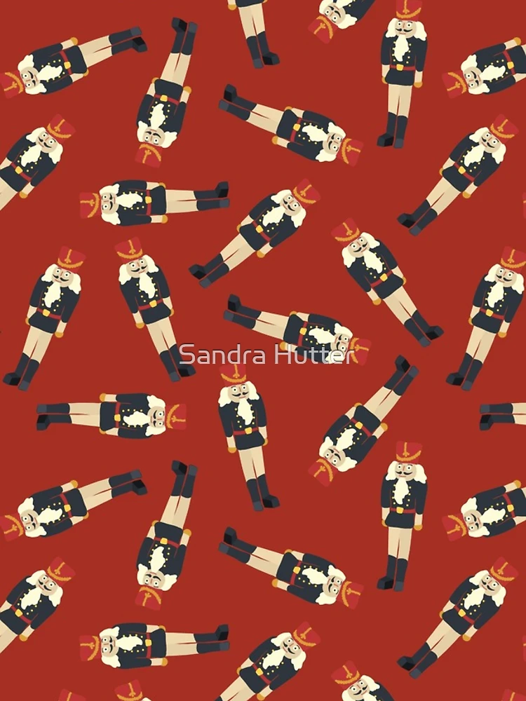 Thumbnail 4 of 4, iPhone Case, Red Nutcracker Pattern designed and sold by Sandra Hutter.