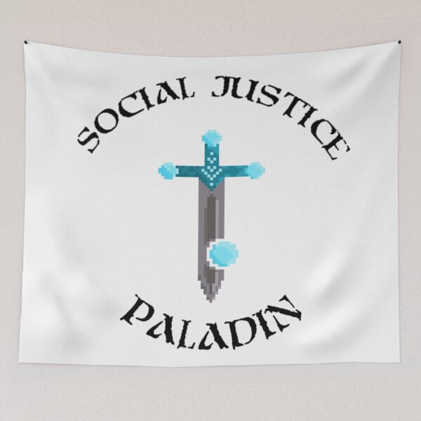 Aperçu de l'œuvre Paladin de la justice sociale créée et vendue par GamerCrafting.