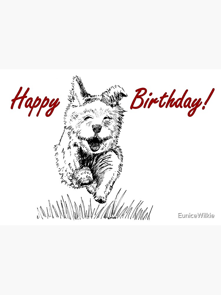 Thumbnail 2 of 2, Greeting Card, Follow Your Nose Birthday Card designed and sold by EuniceWilkie.