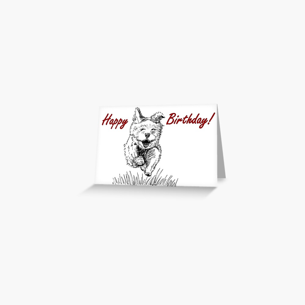 Follow Your Nose Birthday Card Greeting Card