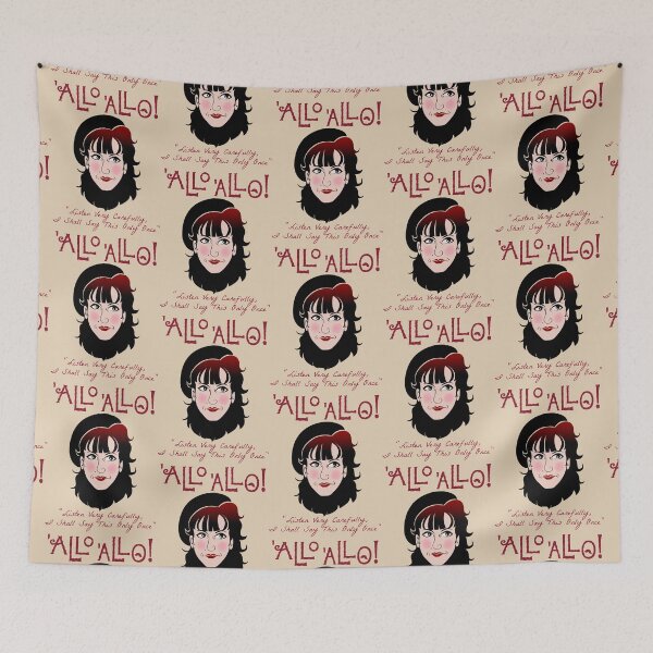 Item preview, Allo Allo, Michelle (of the resistance) Dubois, "Listen very carefully i shall say this only once" designed and sold by djdna.