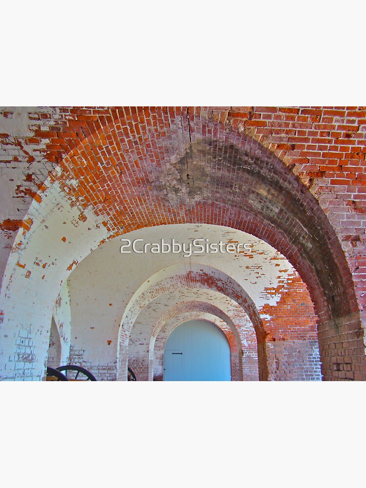 Thumbnail 3 of 3, Sticker, Ceiling of Ft. Pulaski Building, 1829 designed and sold by 2CrabbySisters.