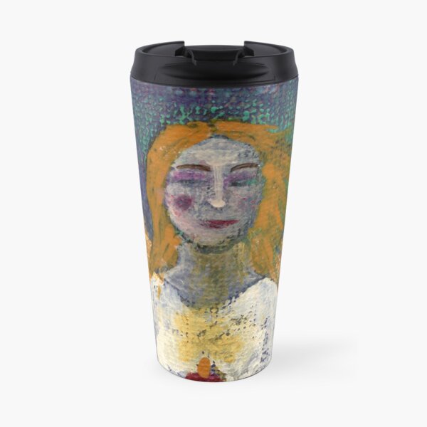 Angel with candle Travel Mug