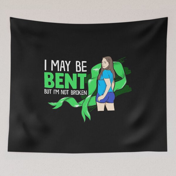 Item preview, Scoliosis Awareness: Bent Not Broken designed and sold by friendlyspoon.