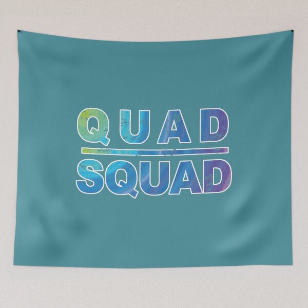 Item preview, Quad Squad Gym Motivation Saying designed and sold by sparkpress.