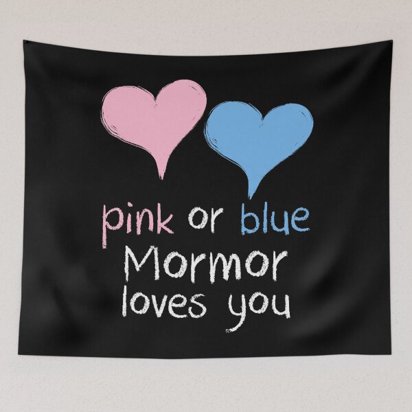 Item preview, Pink Or Blue Mormor Loves You Baby Shower Gender Reveal Cute designed and sold by arcadetoystore.