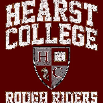 Artwork thumbnail, Hearst College Rough Riders by huckblade