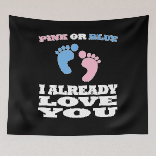 Item preview, Pink Or Blue I Already Love You Gender Reveal Baby Shower designed and sold by arcadetoystore.