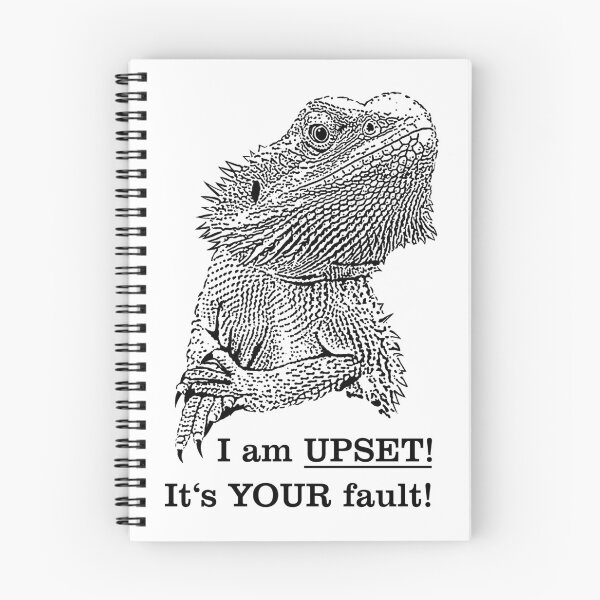 Item preview, Displeased bearded dragon - black designed and sold by ARTemyzz.