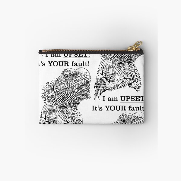 Item preview, Displeased bearded dragon - black designed and sold by ARTemyzz.
