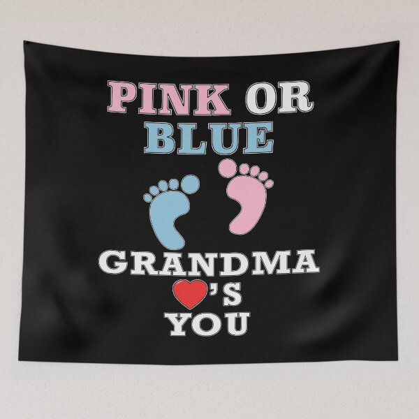 Item preview, Pink Or Blue Grandma Loves You Gender Reveal Baby Shower designed and sold by arcadetoystore.