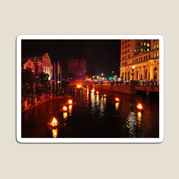 Providence, Rhode Island WaterFire Magnet