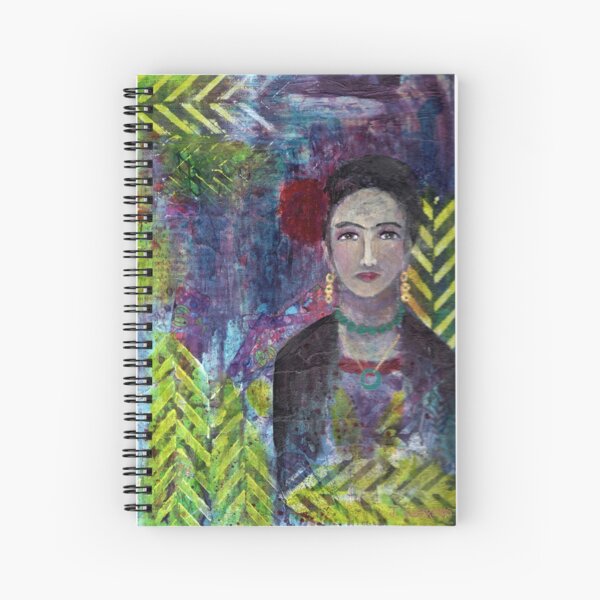 Layers of Frida Spiral Notebook