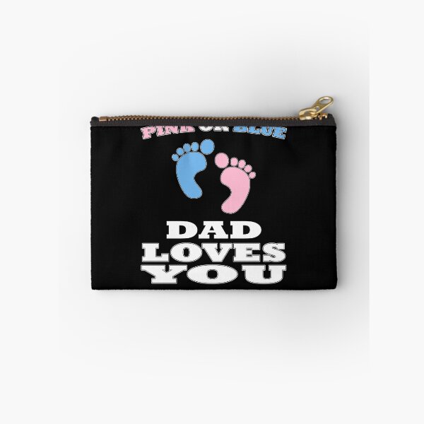 Item preview, Pink Or Blue Dad Loves You Gender Reveal Baby Shower T Shirt  designed and sold by arcadetoystore.