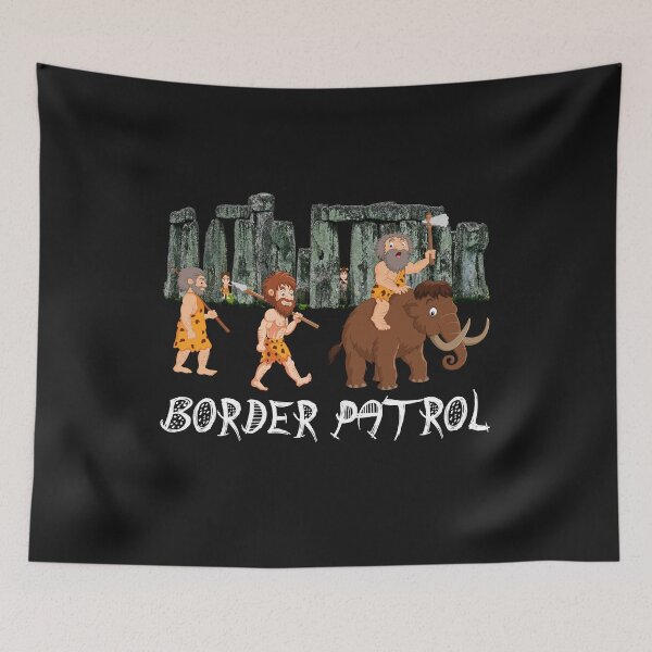 Item preview, Border Patrol - Ancient Prehistoric Caveman Border Control Agents - Stonehenge designed and sold by Jecolds.