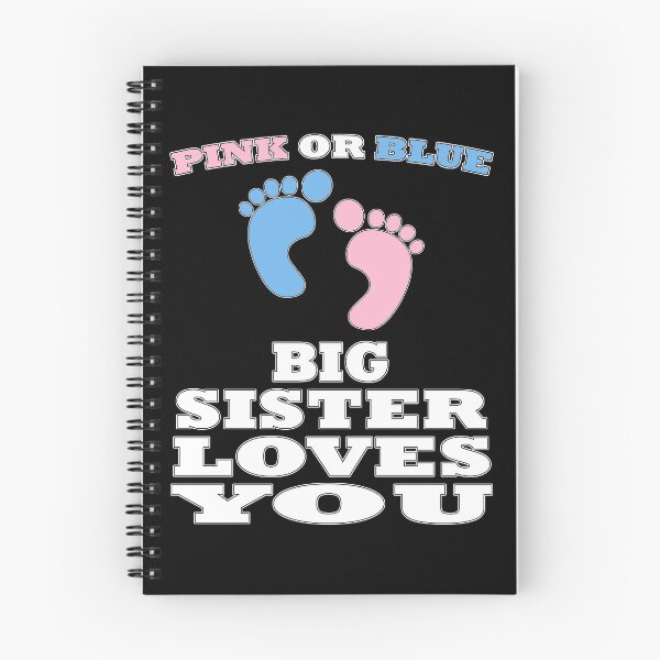 Item preview, Pink Or Blue Big Sister Loves You Gender Reveal Baby Shower designed and sold by arcadetoystore.