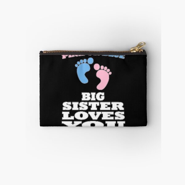 Item preview, Pink Or Blue Big Sister Loves You Gender Reveal Baby Shower designed and sold by arcadetoystore.