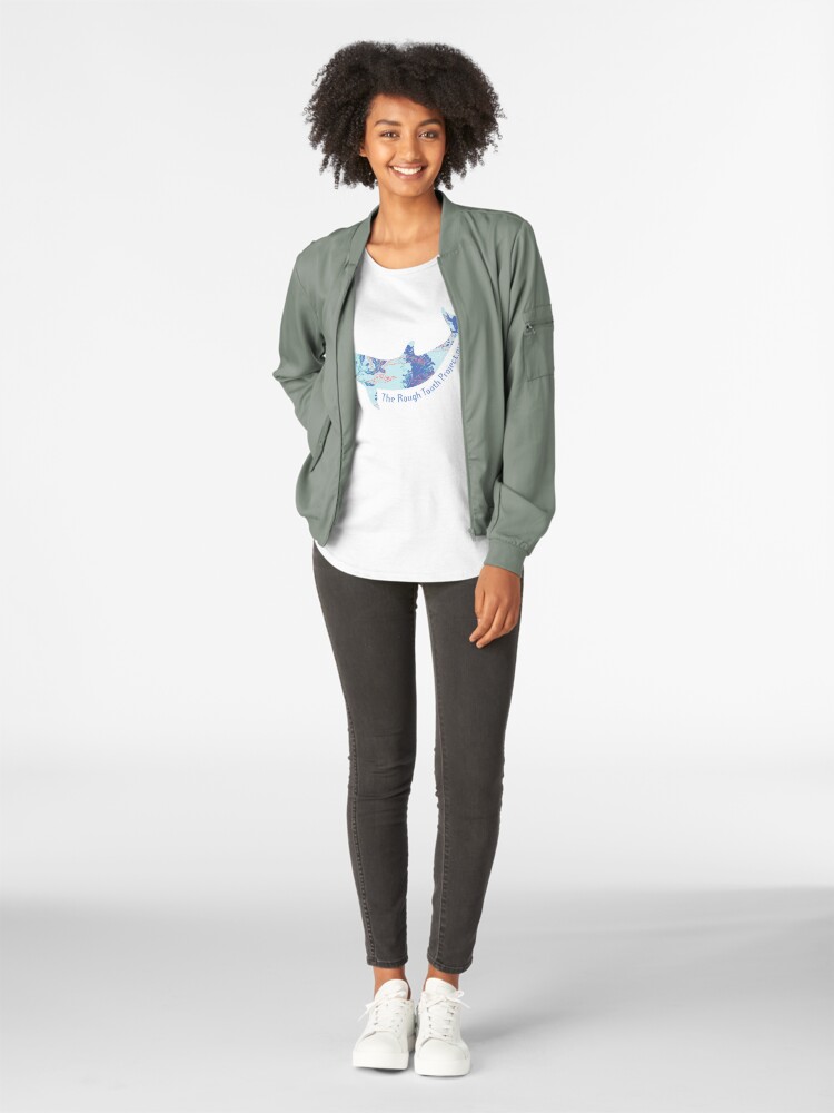 Alternate view of Calming Coral Core Premium Scoop T-Shirt
