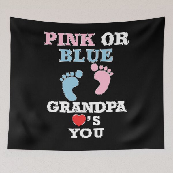 Item preview, Pink Or Blue Grandpa Loves You Gender Reveal Baby Shower designed and sold by arcadetoystore.