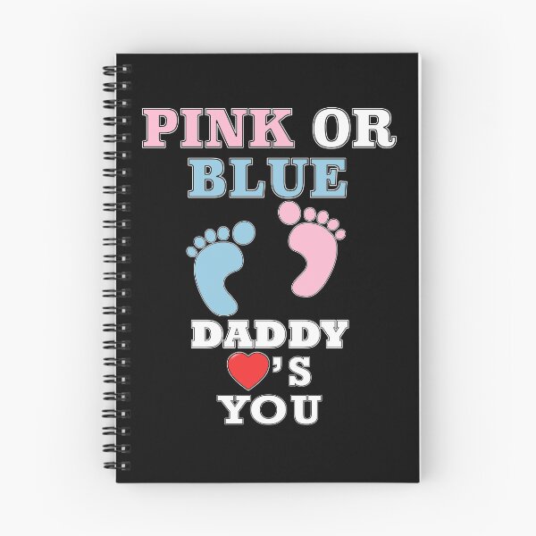 Item preview, Pink Or Blue Daddy Loves Heart You Gender Reveal Baby Shower  designed and sold by arcadetoystore.