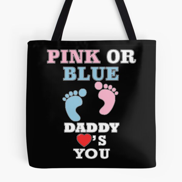 Item preview, Pink Or Blue Daddy Loves Heart You Gender Reveal Baby Shower  designed and sold by arcadetoystore.