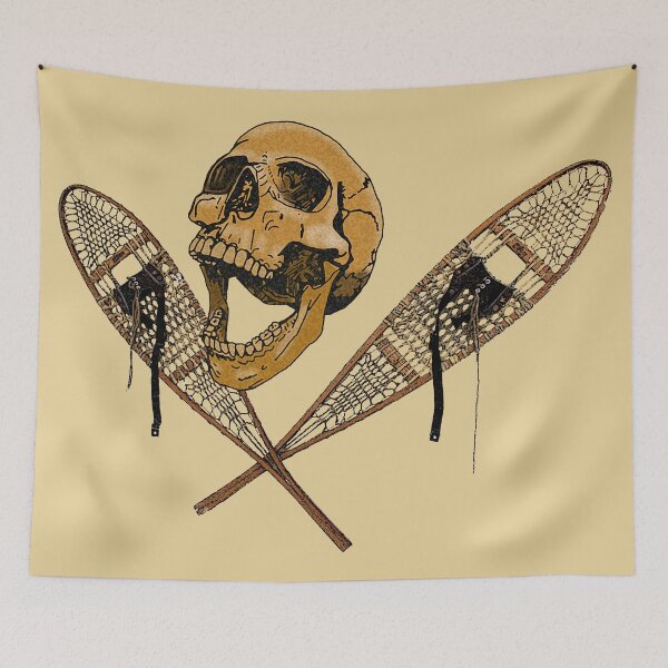Item preview, Snowshoes Skull 01 designed and sold by norshorecustom.