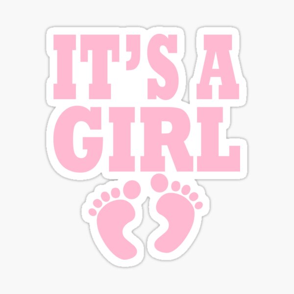 Girl or Boy Gender Reveal Sticker for Sale by Jacksonsmerch