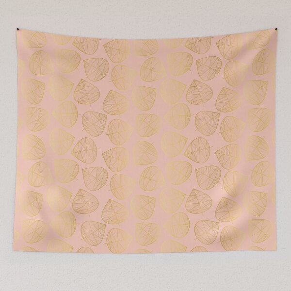 Item preview, Golden Pinky Leaves designed and sold by Sandra Hutter.