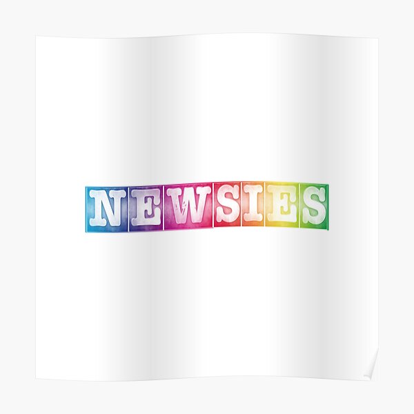 Newsies Logo Posters Redbubble