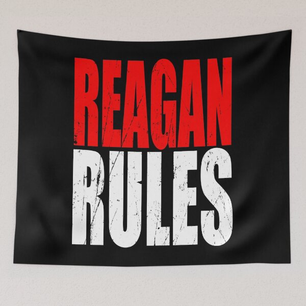 Item preview, Reagan Rule Gender Reveal Baby Shower Cute Gift T Shirt Red White Blue Distressed designed and sold by arcadetoystore.
