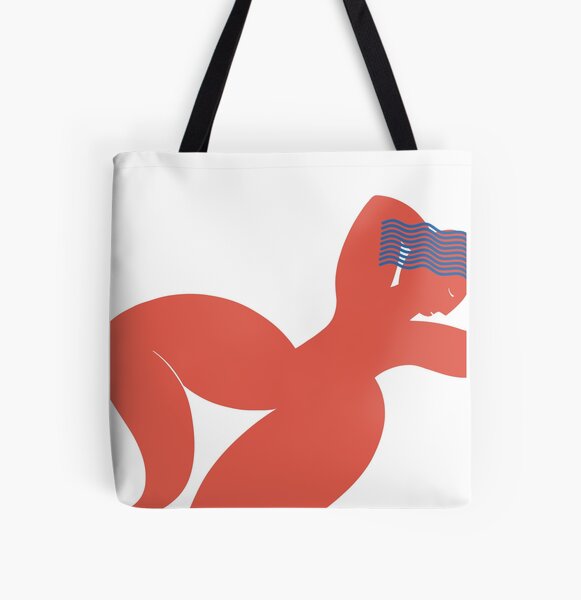 Reclining Nude All Over Print Tote Bag