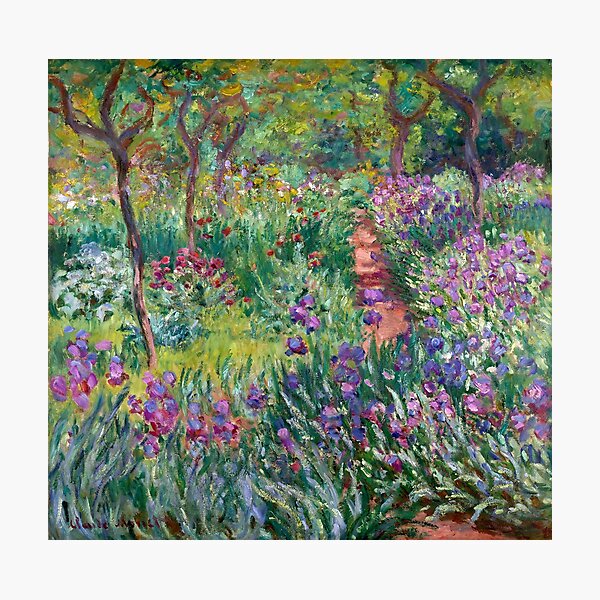 Vista previa del artículo con la obra «El jardín del artista en Giverny por Claude Monet (1900)», diseñado y vendido por allhistory.