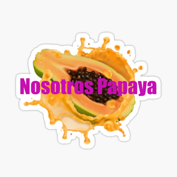 TIGERBELLY PODCAST - NOSOTROS PAPAYA Sticker