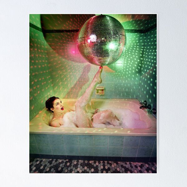 Disco Bubbles Poster