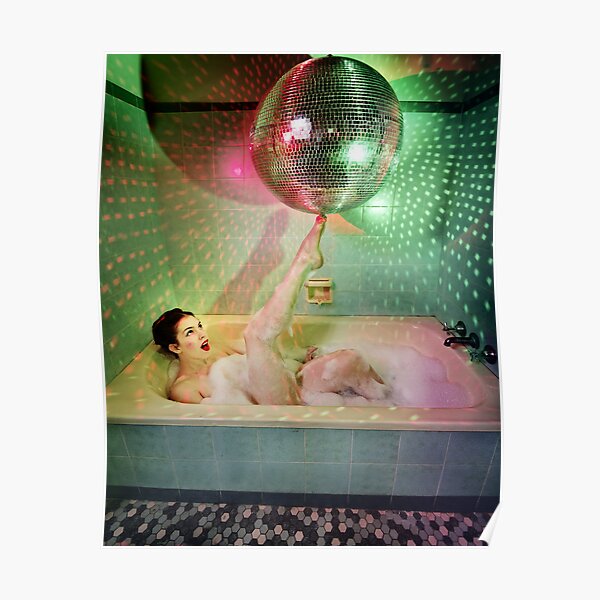 Disco Bubbles Poster