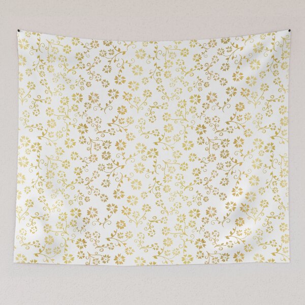 Item preview, Elegant Golden Florals designed and sold by Sandra Hutter.