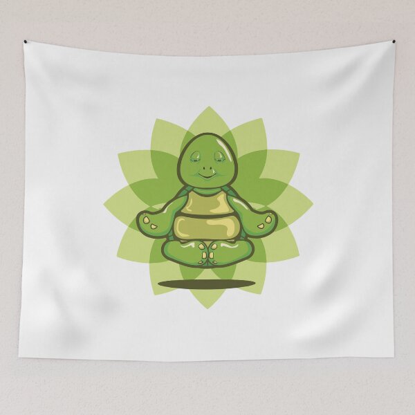 Item preview, cool funny yoga turtle designed and sold by eiwo87.