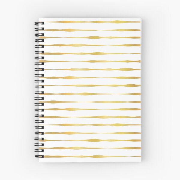 Item preview, White Gilded Stripes  designed and sold by Sandra Hutter.