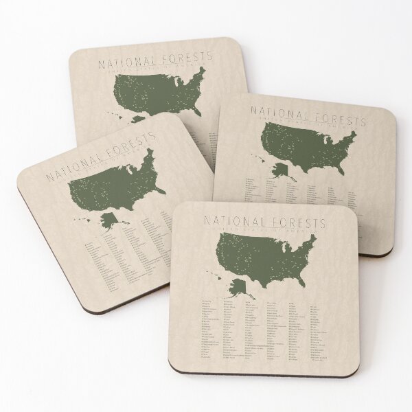 Item preview, National Forests of the United States designed and sold by FinlayMcNevin.