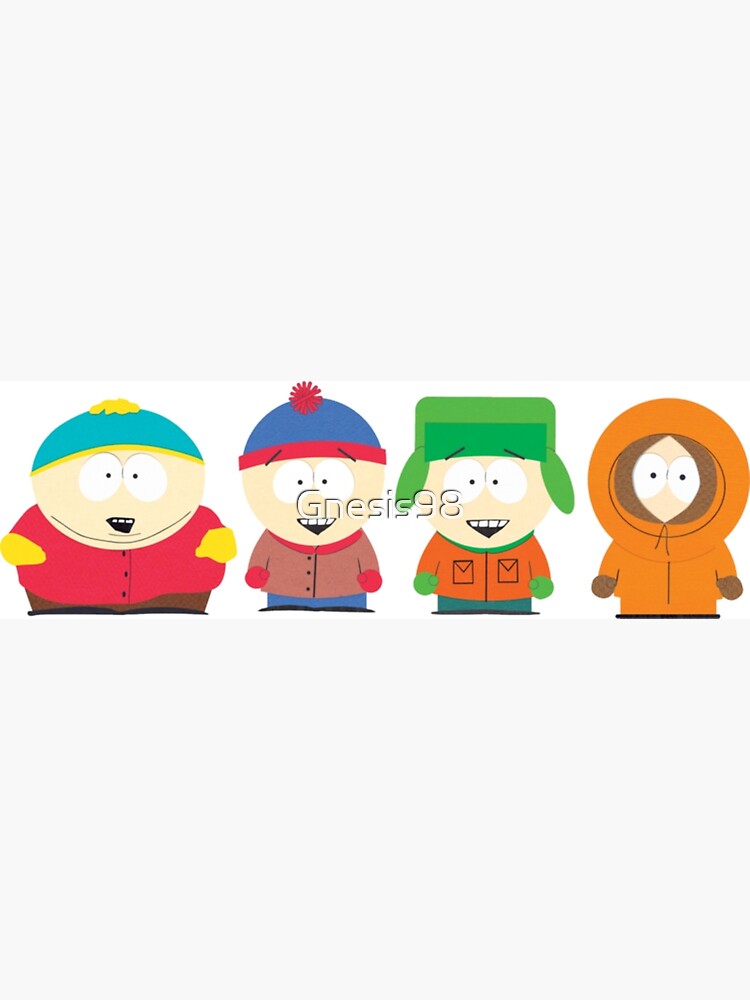 South Park characters smile Poster by Gnesis98