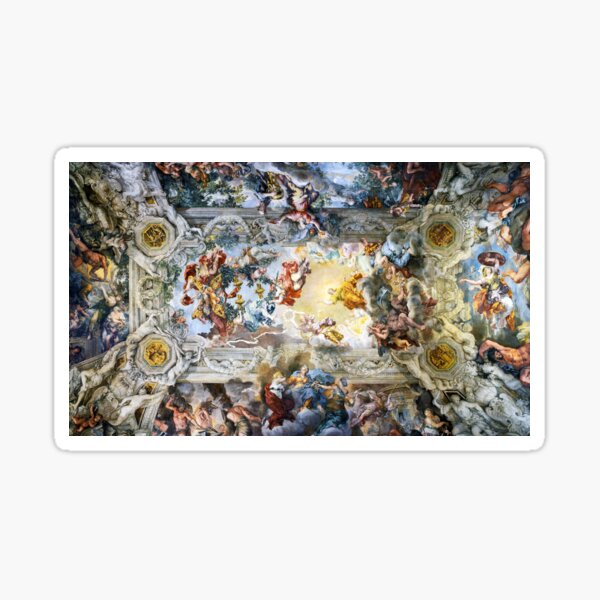 Allegory of Divine Providence and Barberini Power by Pietro Cortona (1639) Sticker
