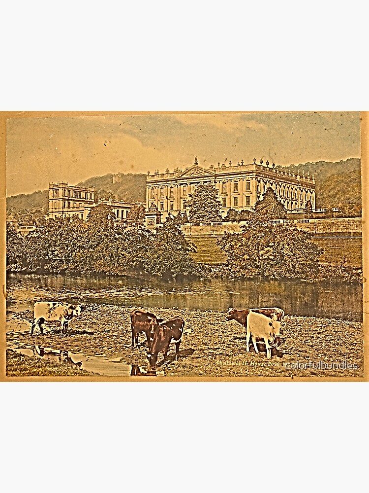 "Chatsworth House" Art Print by colorfulbundles Redbubble