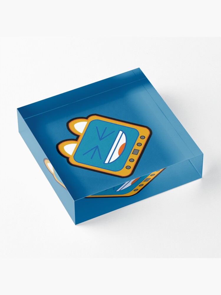 Alternate view of Television Kitty LOL4 Acrylic Block